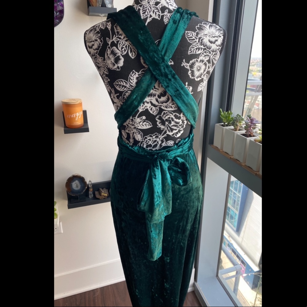 Lulu’s velvet multi-way maxi dress - Picture 11 of 11